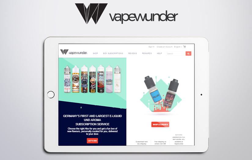 Vapewunder | E-commerce screenshot 1